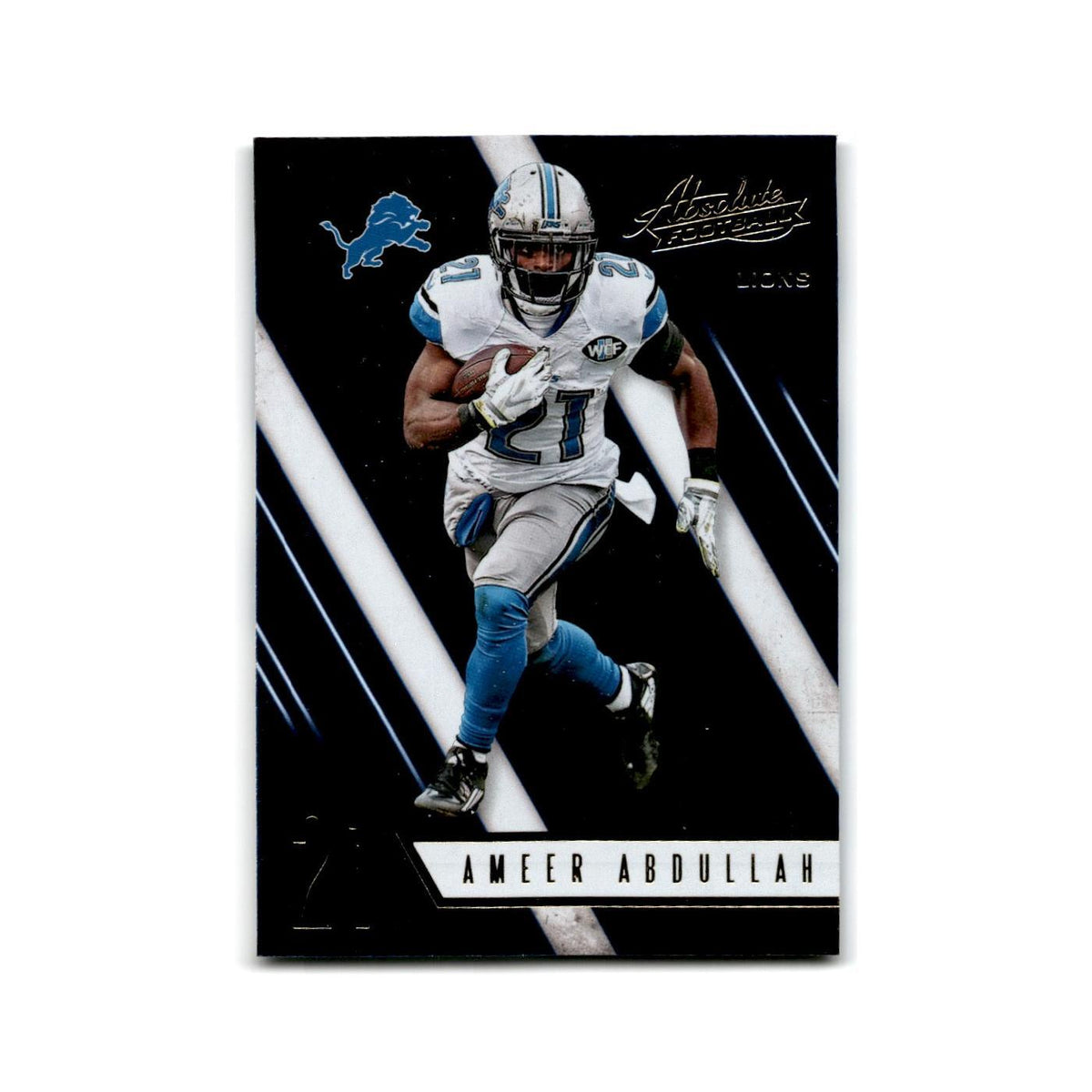 Ameer Abdullah 2016 Panini Absolute #72 Detroit Lions Football Card NM