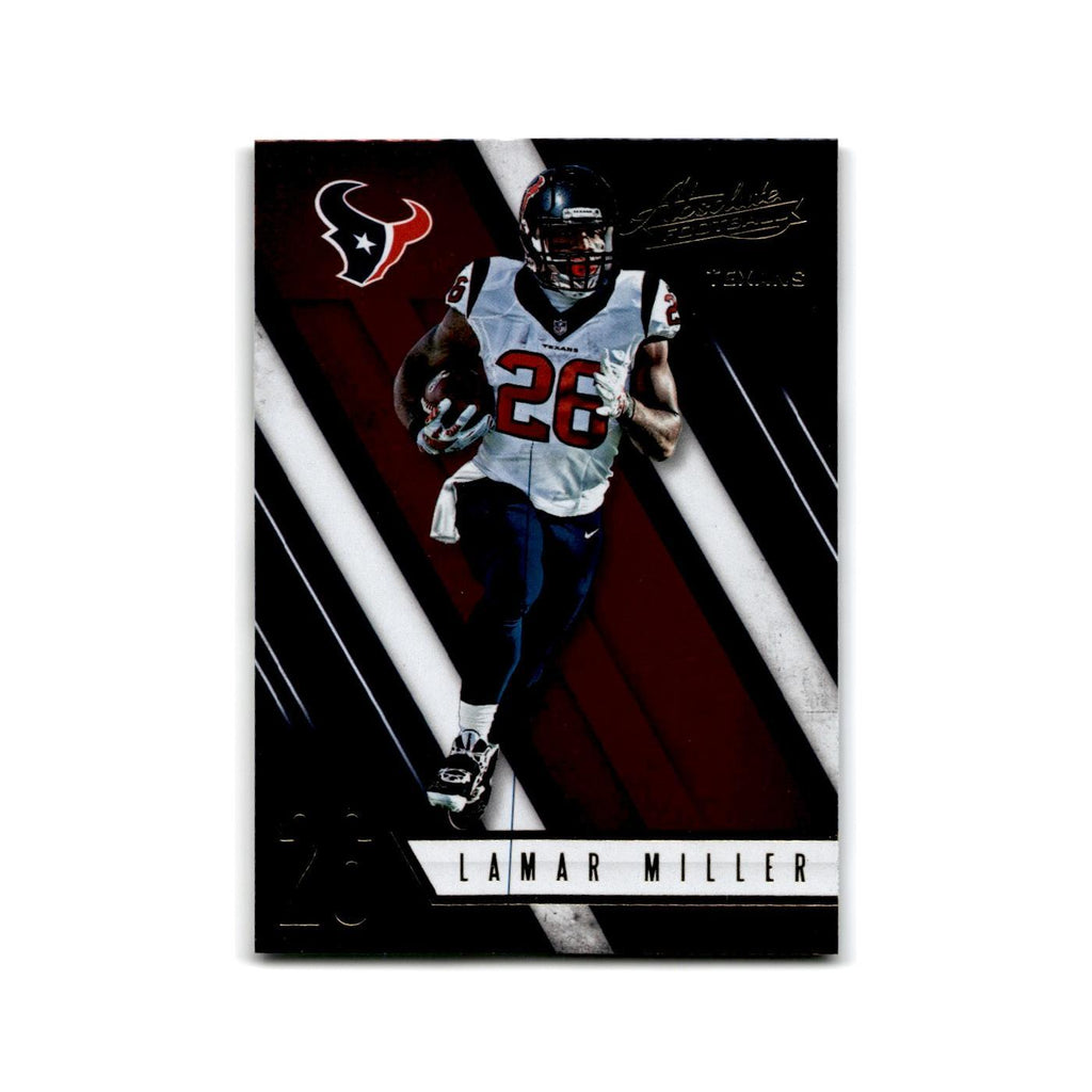Lamar Miller 2016 Panini Absolute #12 Houston Texans Football Card NM