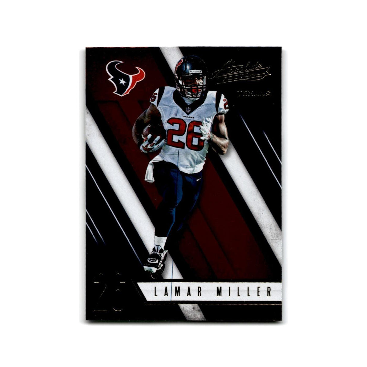 Lamar Miller 2016 Panini Absolute #12 Houston Texans Football Card NM
