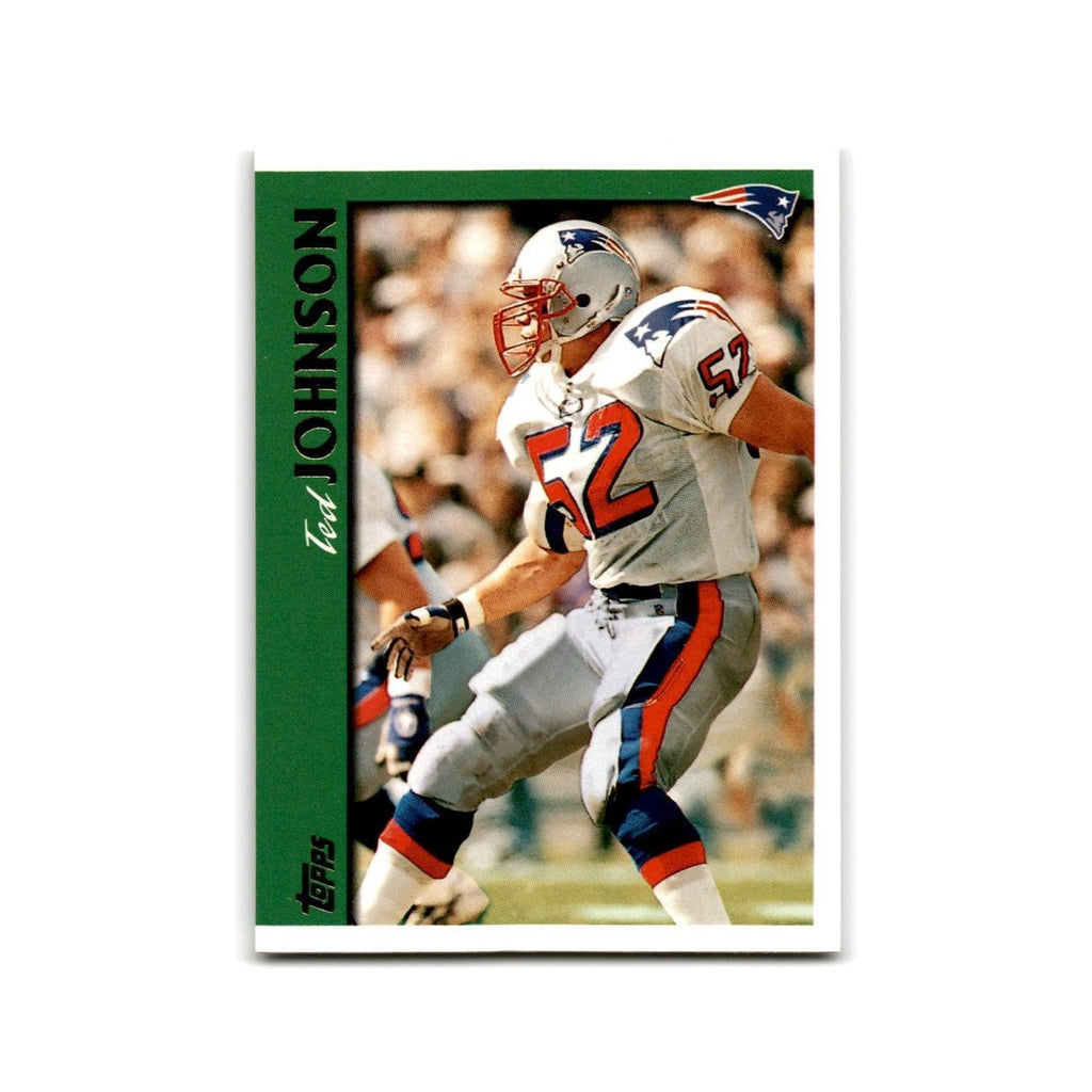 Ted Johnson 1997 Topps #84 New England Patriots Football Card NM