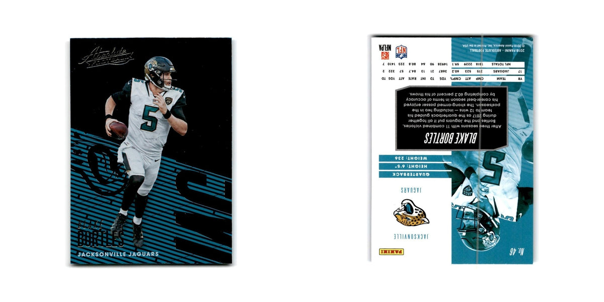 Blake Bortles 2018 Panini Absolute #46 Jacksonville Jaguars Football Card NM
