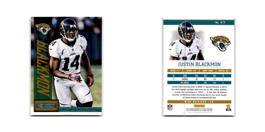 Justin Blackmon 2013 Panini Rookies & Stars #47 Jacksonville Jaguars NM