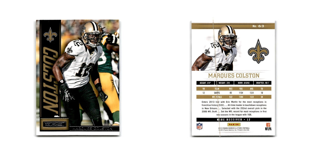 Marques Colston 2013 Panini Rookies & Stars #63 New Orleans Saints NM