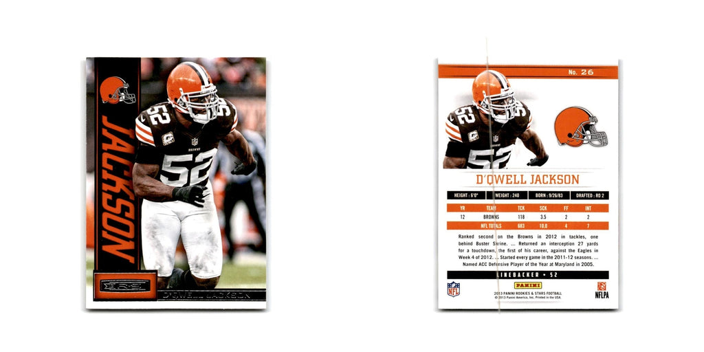 D'Qwell Jackson 2013 Panini Rookies & Stars #26 Cleveland Browns NM