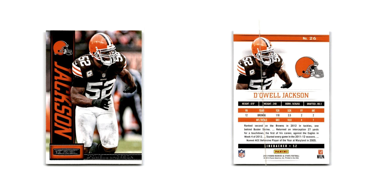 D'Qwell Jackson 2013 Panini Rookies & Stars #26 Cleveland Browns NM