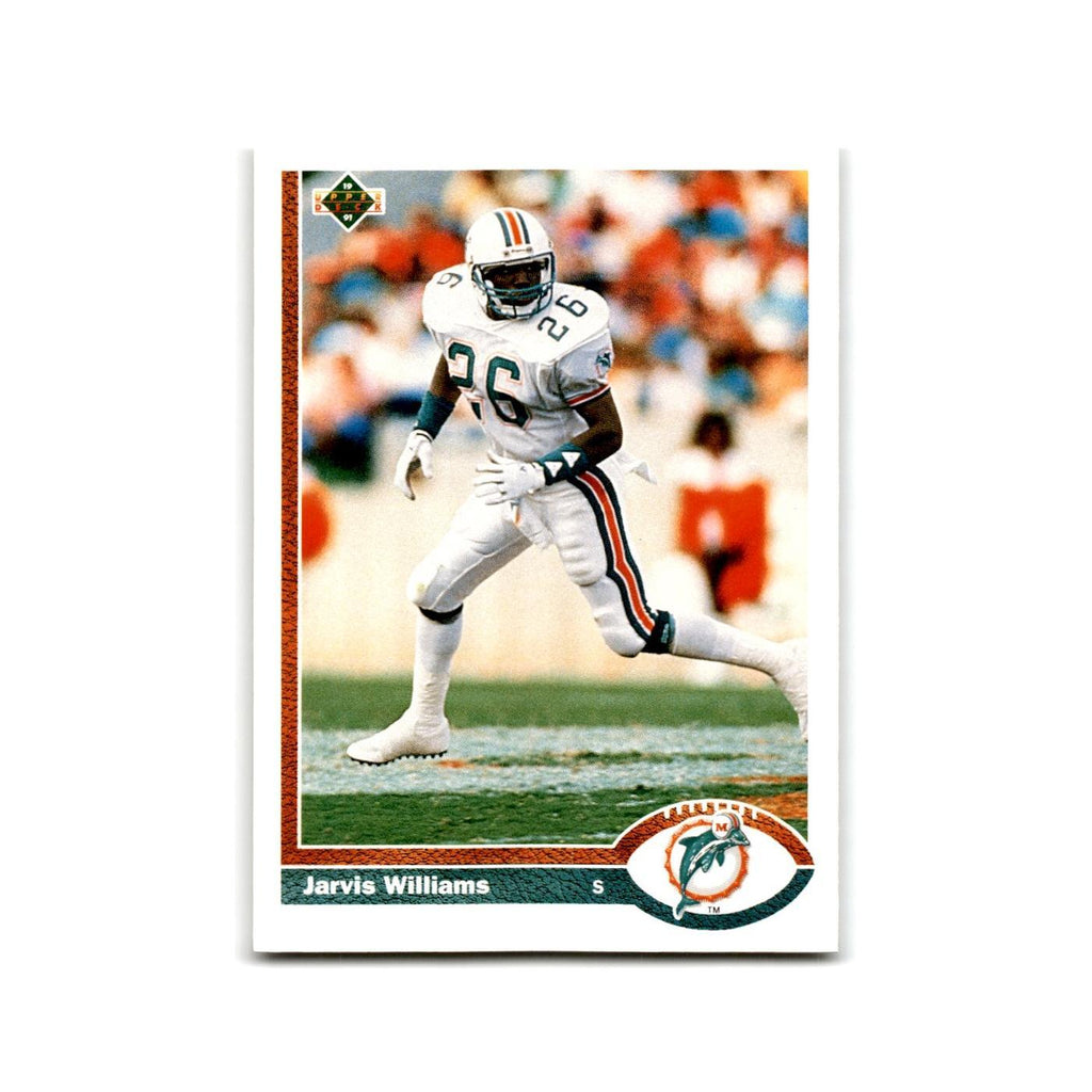 Jarvis Williams 1991 Upper Deck #51 Miami Dolphins Football Card NM