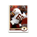 Fred Stokes 1991 Upper Deck #68 Washington Redskins Football Card NM