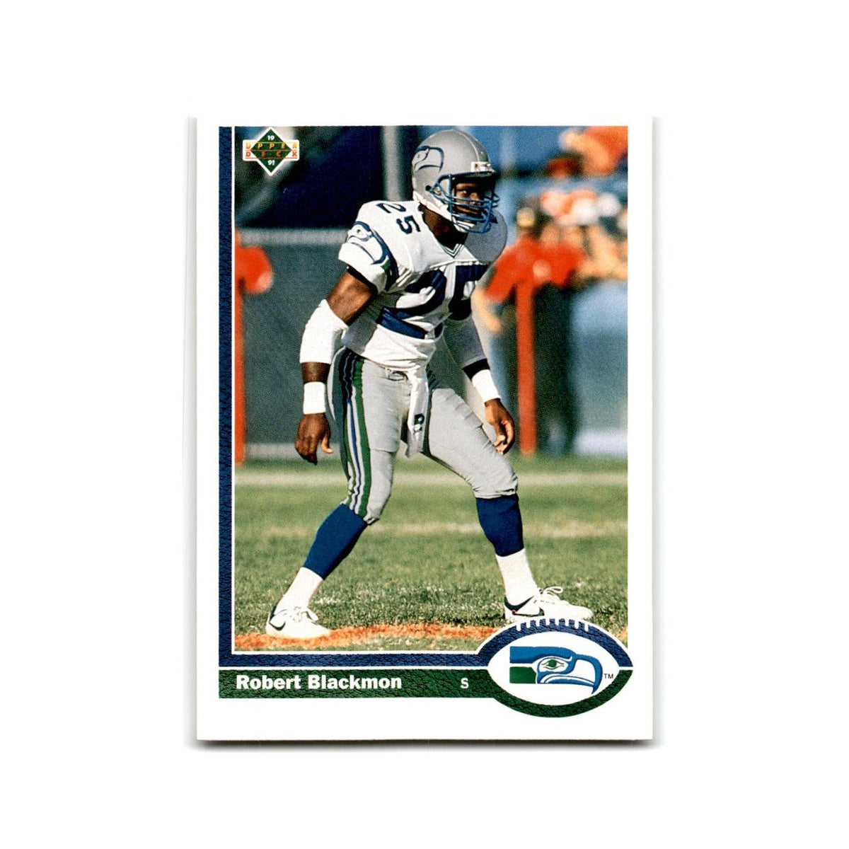 Robert Blackmon 1991 Upper Deck #67 Seattle Seahawks Football Card NM