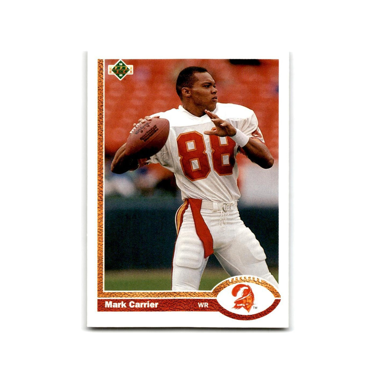 Mark Carrier 1991 Upper Deck #231 Tampa Bay Buccaneers Football Card NM