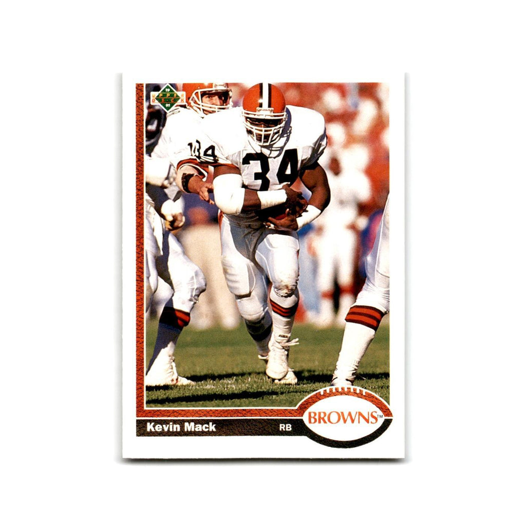 Kevin Mack 1991 Upper Deck #225 Cleveland Browns Football Card NM