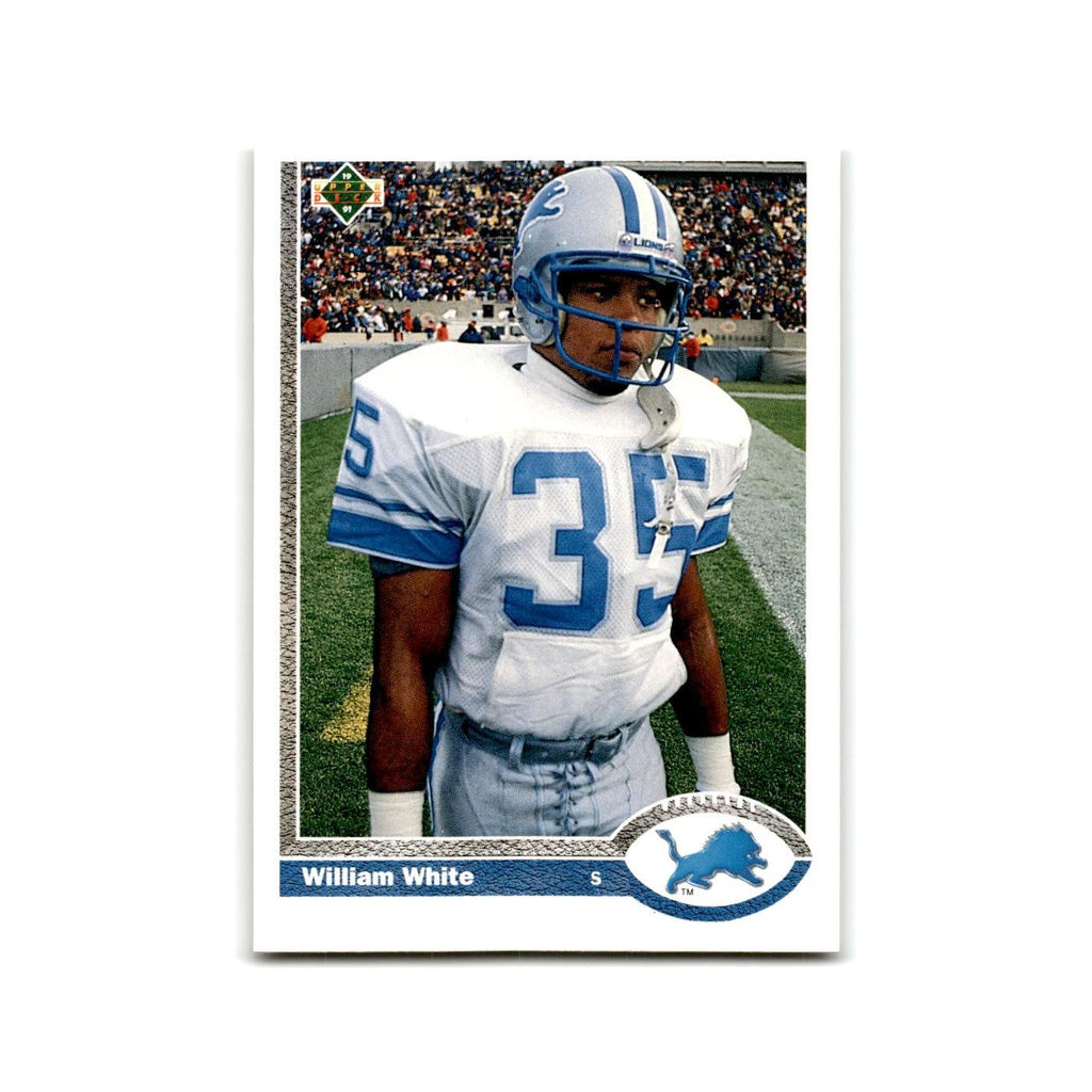 William White 1991 Upper Deck #49 Detroit Lions Football Card NM