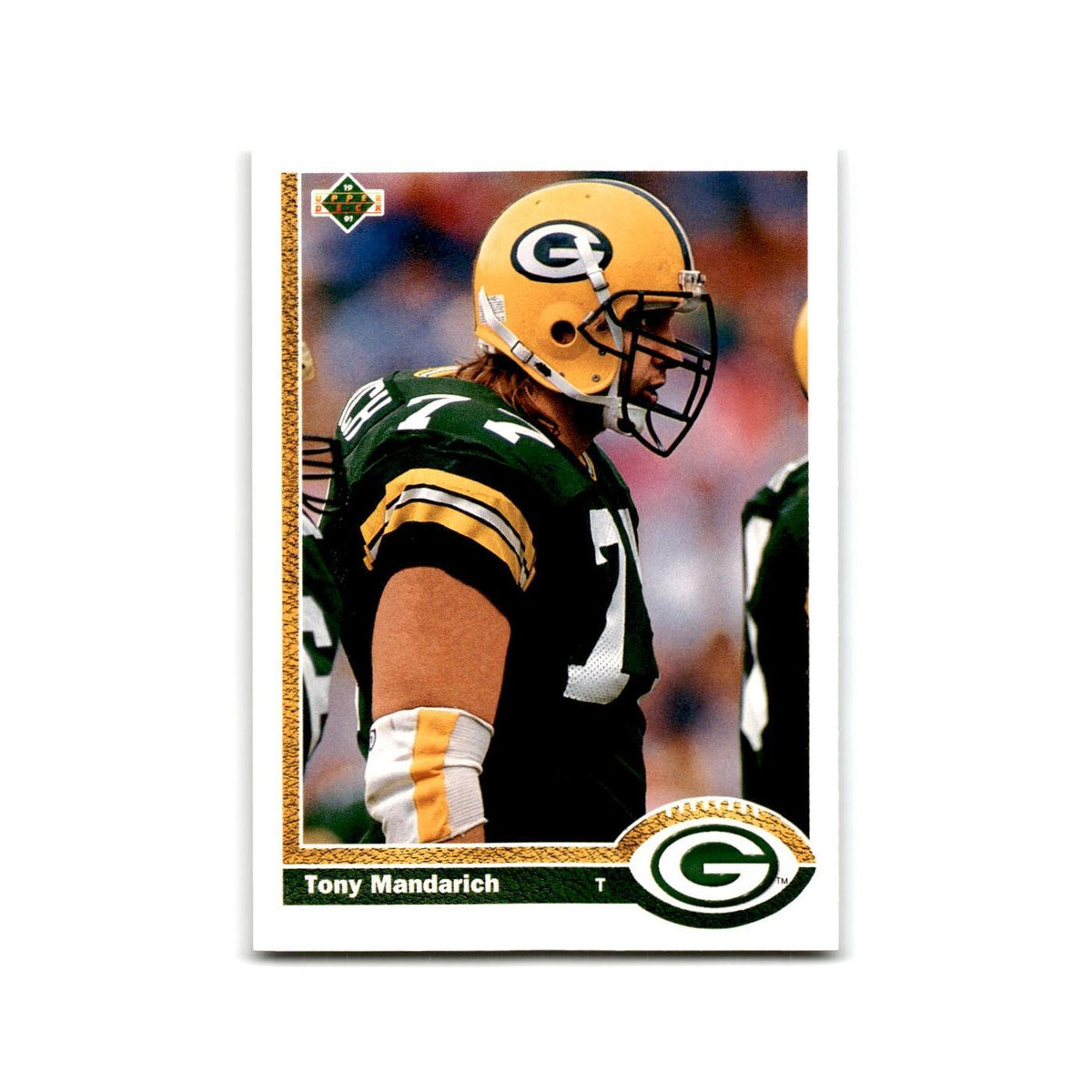 Tony Mandarich 1991 Upper Deck #232 Green Bay Packers Football Card NM