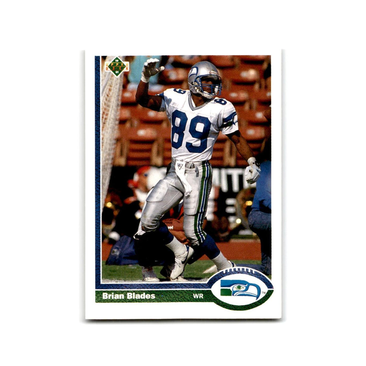 Brian Blades 1991 Upper Deck #116 Seattle Seahawks Football Card NM
