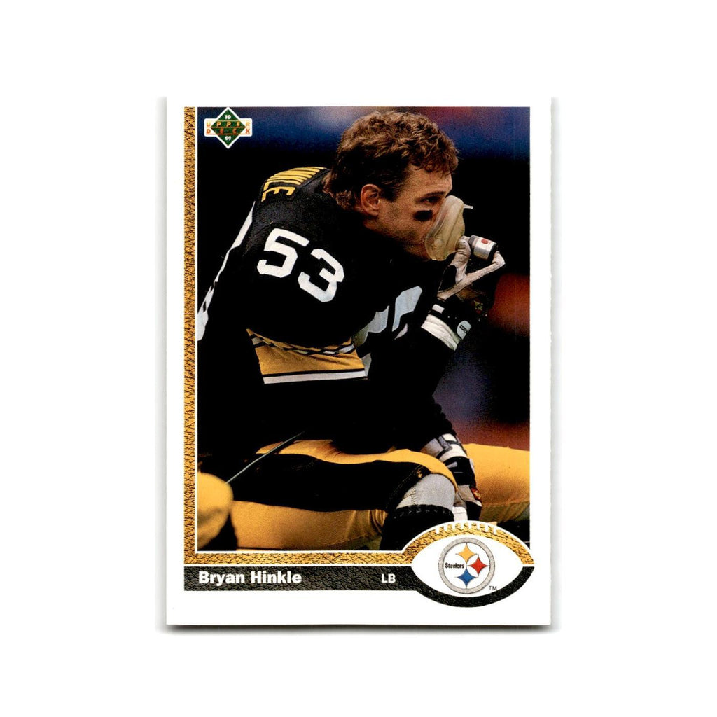 Bryan Hinkle 1991 Upper Deck #113 Pittsburgh Steelers Football Card NM