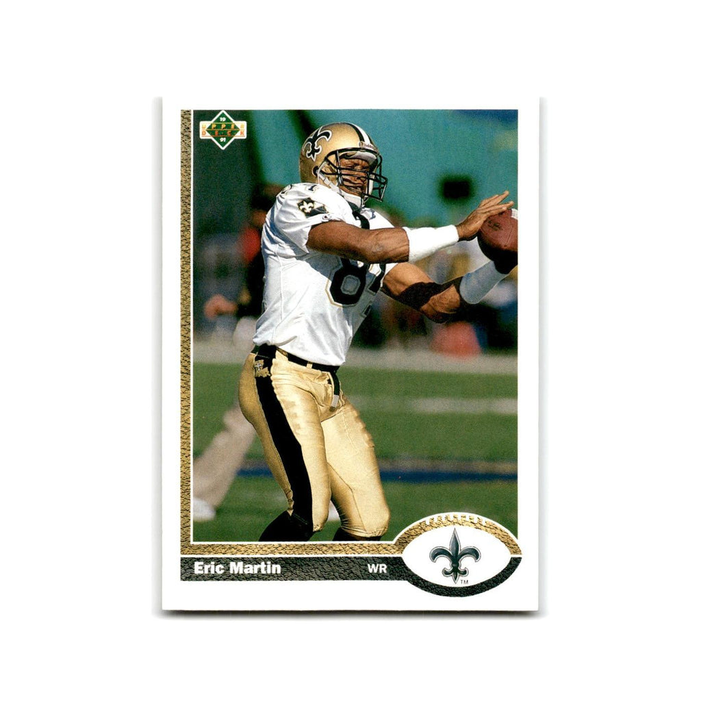 Eric Martin 1991 Upper Deck #250 New Orleans Saints Football Card NM