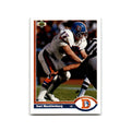 Karl Mecklenburg 1991 Upper Deck #105 Denver Broncos Football Card NM
