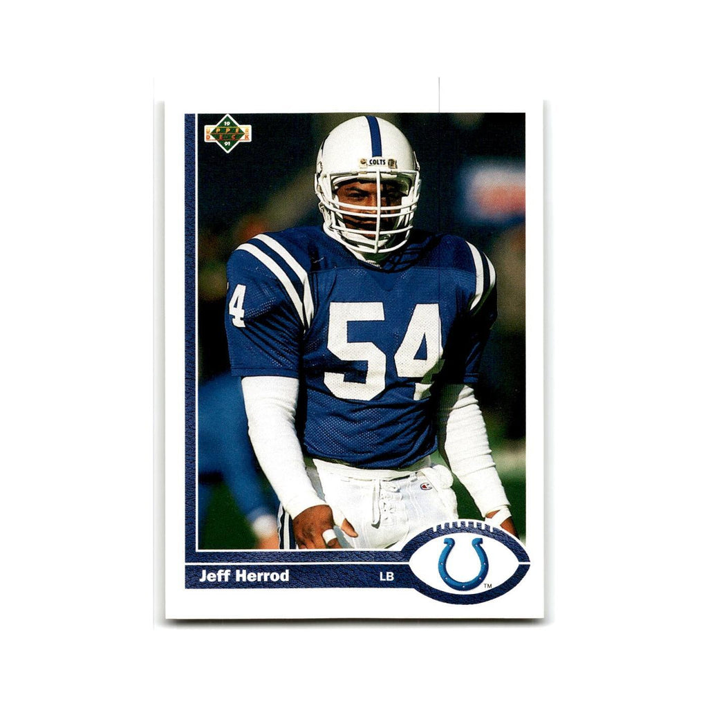 Jeff Herrod 1991 Upper Deck #55 Indianapolis Colts Football Card NM