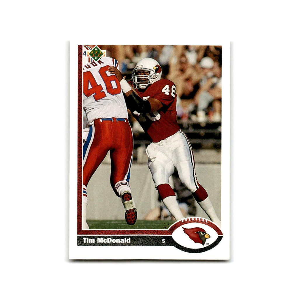 Tim McDonald 1991 Upper Deck #133 Phoenix Cardinals Football Card NM