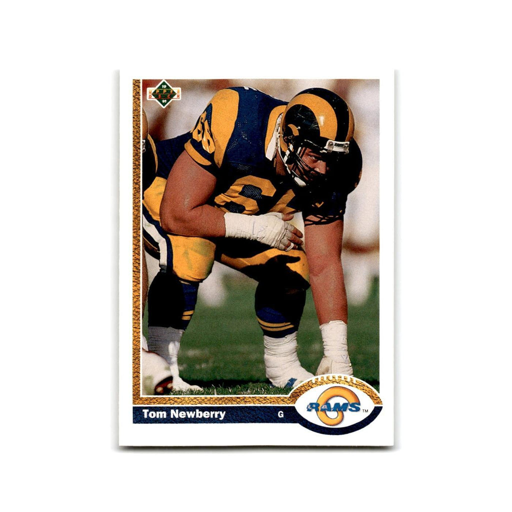Tom Newberry 1991 Upper Deck #383 Los Angeles Rams Football Card NM