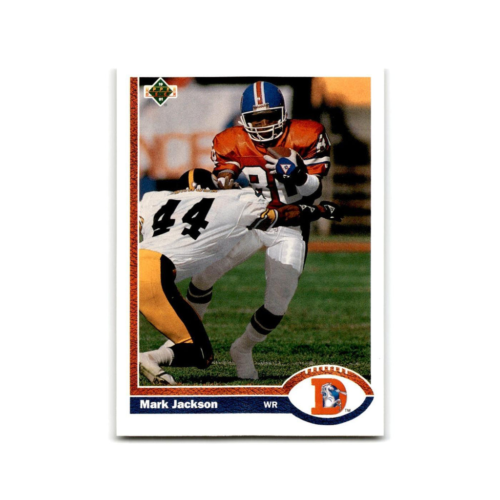Mark Jackson 1991 Upper Deck #382 Denver Broncos Football Card NM