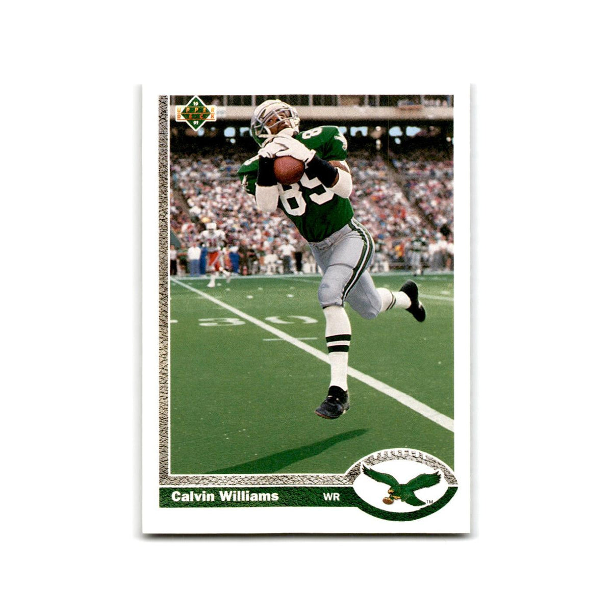 Calvin Williams 1991 Upper Deck #254 Philadelphia Eagles Football Card NM