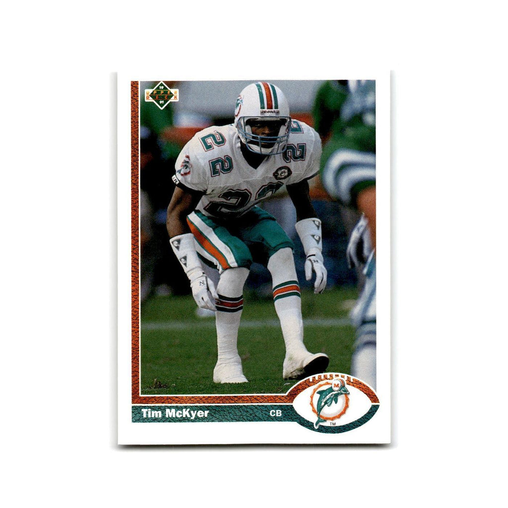 Tim McKyer 1991 Upper Deck #274 Miami Dolphins Football Card NM