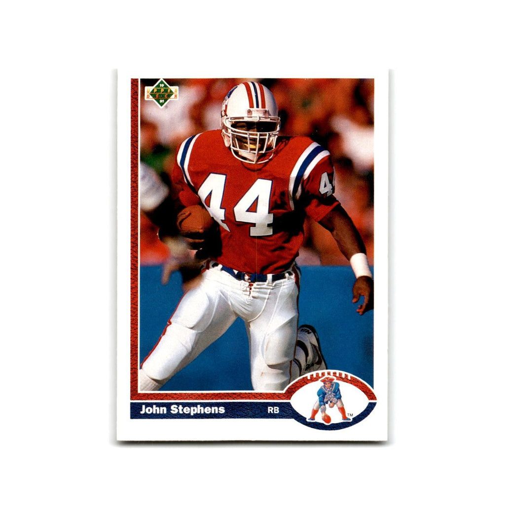 John Stephens 1991 Upper Deck #266 New England Patriots Football Card NM