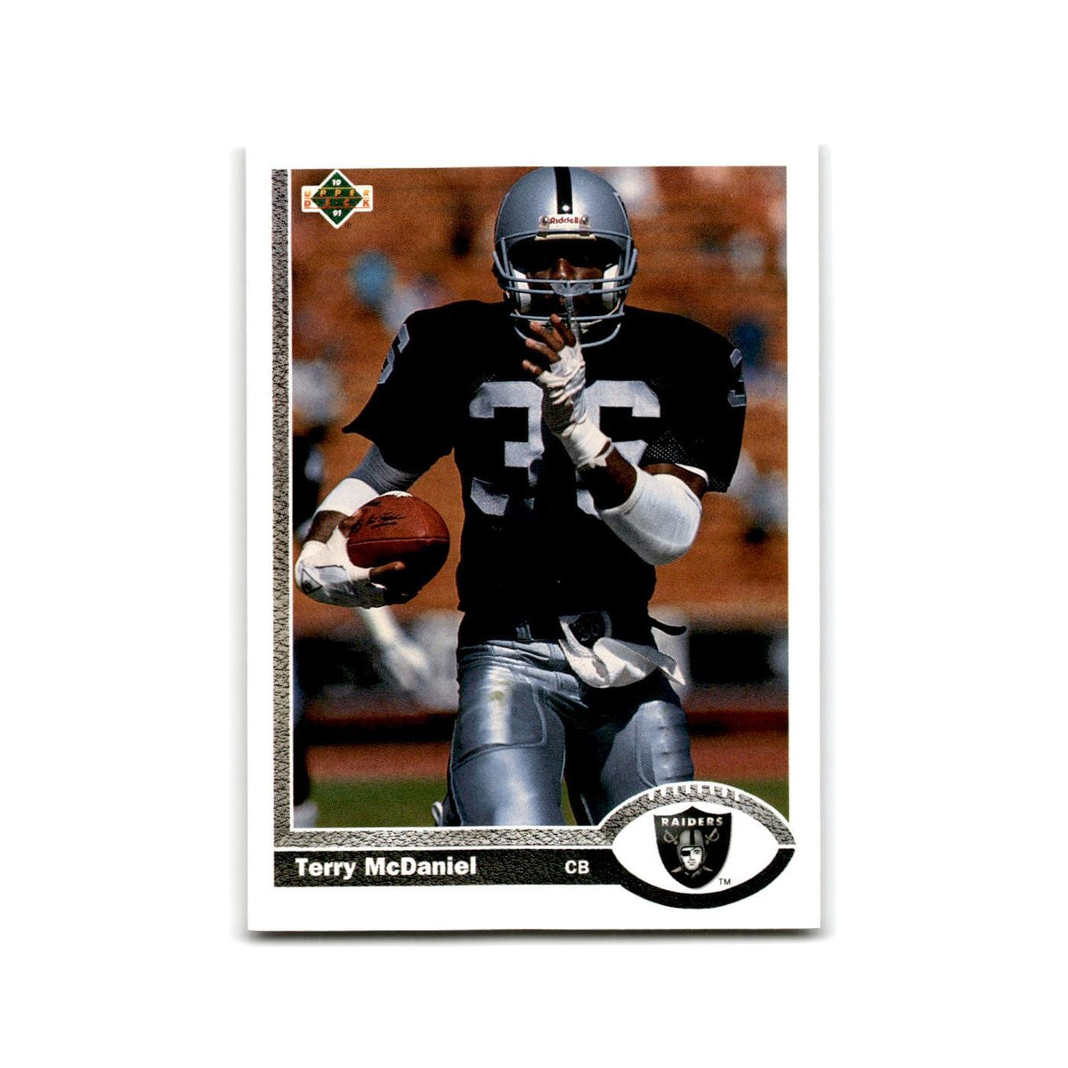 Terry McDaniel 1991 Upper Deck #271 Los Angeles Raiders Football Card NM