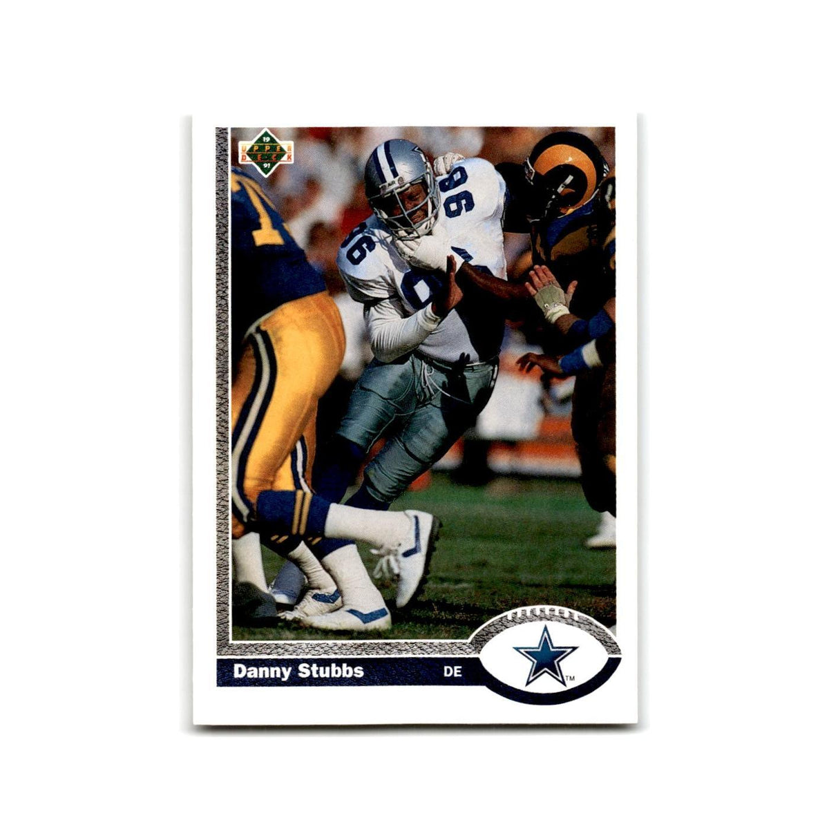 Danny Stubbs 1991 Upper Deck #389 Dallas Cowboys Football Card NM