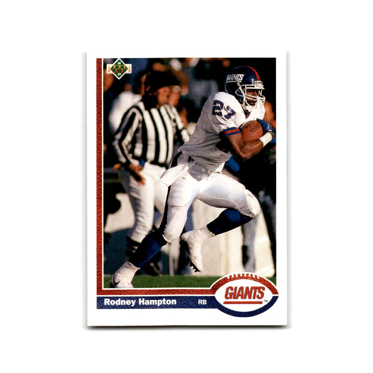Rodney Hampton 1991 Upper Deck #269 New York Giants Football Card NM