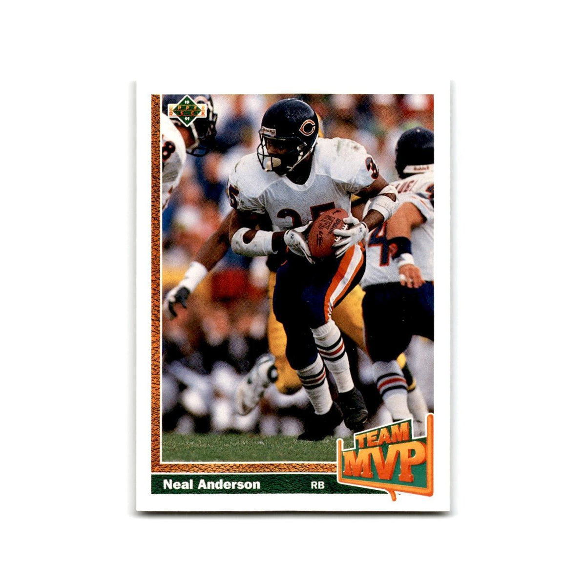 Neal Anderson 1991 Upper Deck #453 Chicago Bears Football Card NM