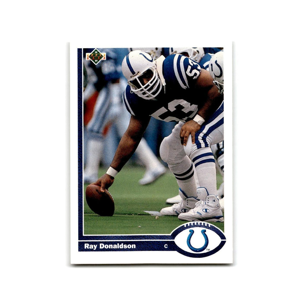 Ray Donaldson 1991 Upper Deck #412 Indianapolis Colts Football Card NM