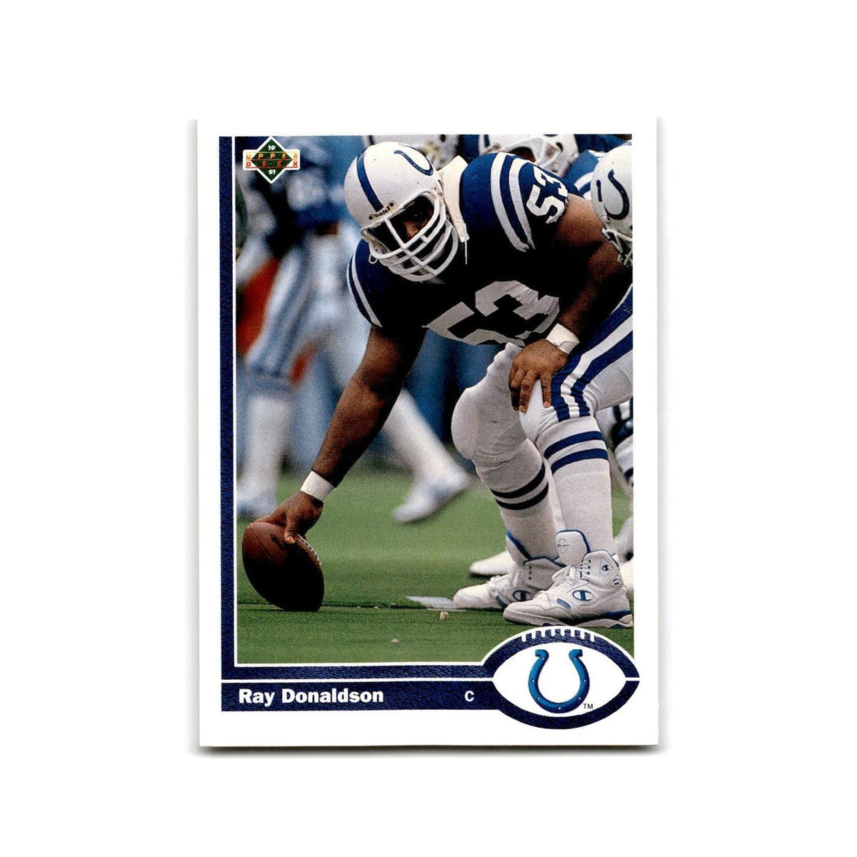 Ray Donaldson 1991 Upper Deck #412 Indianapolis Colts Football Card NM