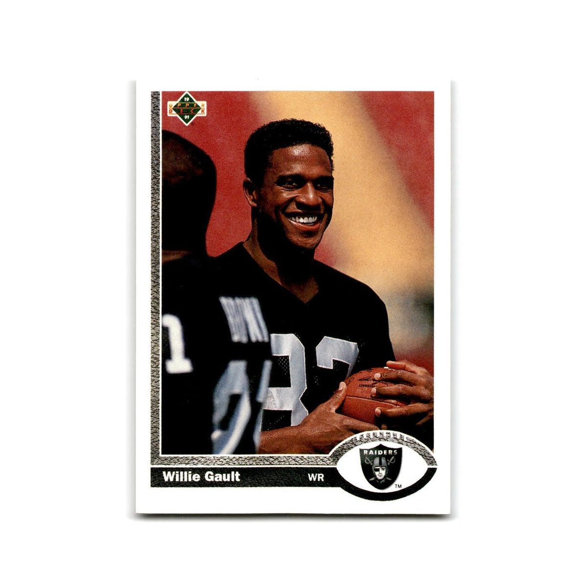 Willie Gault 1991 Upper Deck #292 Los Angeles Raiders Football Card NM