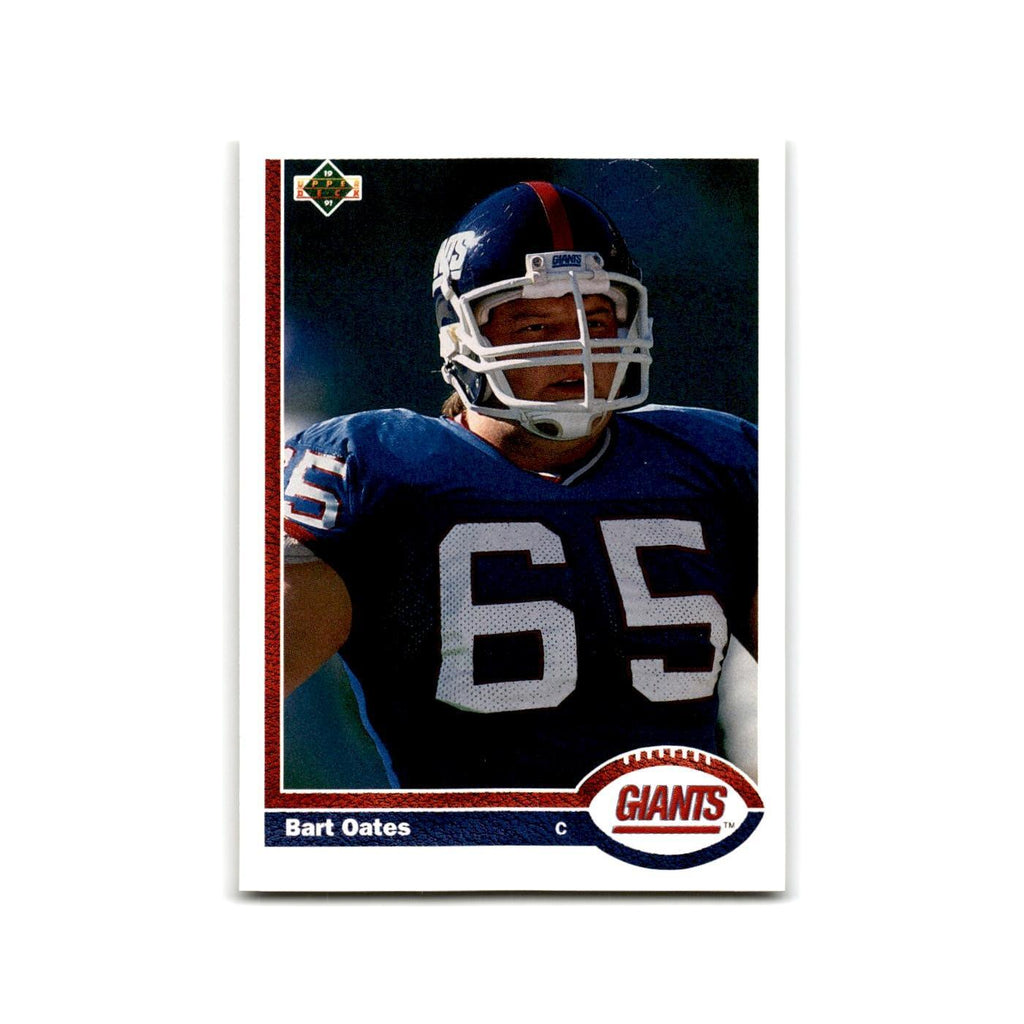 Bart Oates 1991 Upper Deck #418 New York Giants Football Card NM