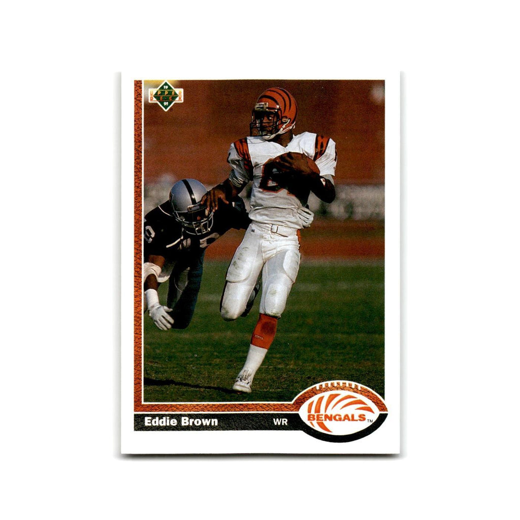 Eddie Brown 1991 Upper Deck #207 Cincinnati Bengals Football Card NM