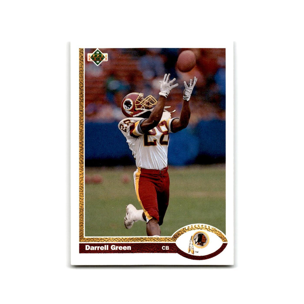 Darrell Green 1991 Upper Deck #438 Washington Redskins Football Card NM