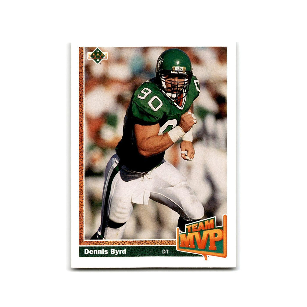 Dennis Byrd 1991 Upper Deck #470 New York Jets Football Card NM