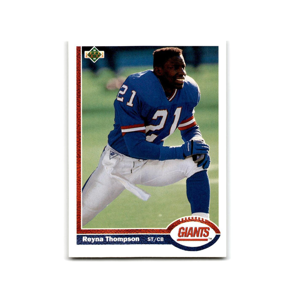 Reyna Thompson 1991 Upper Deck #290 New York Giants Football Card NM