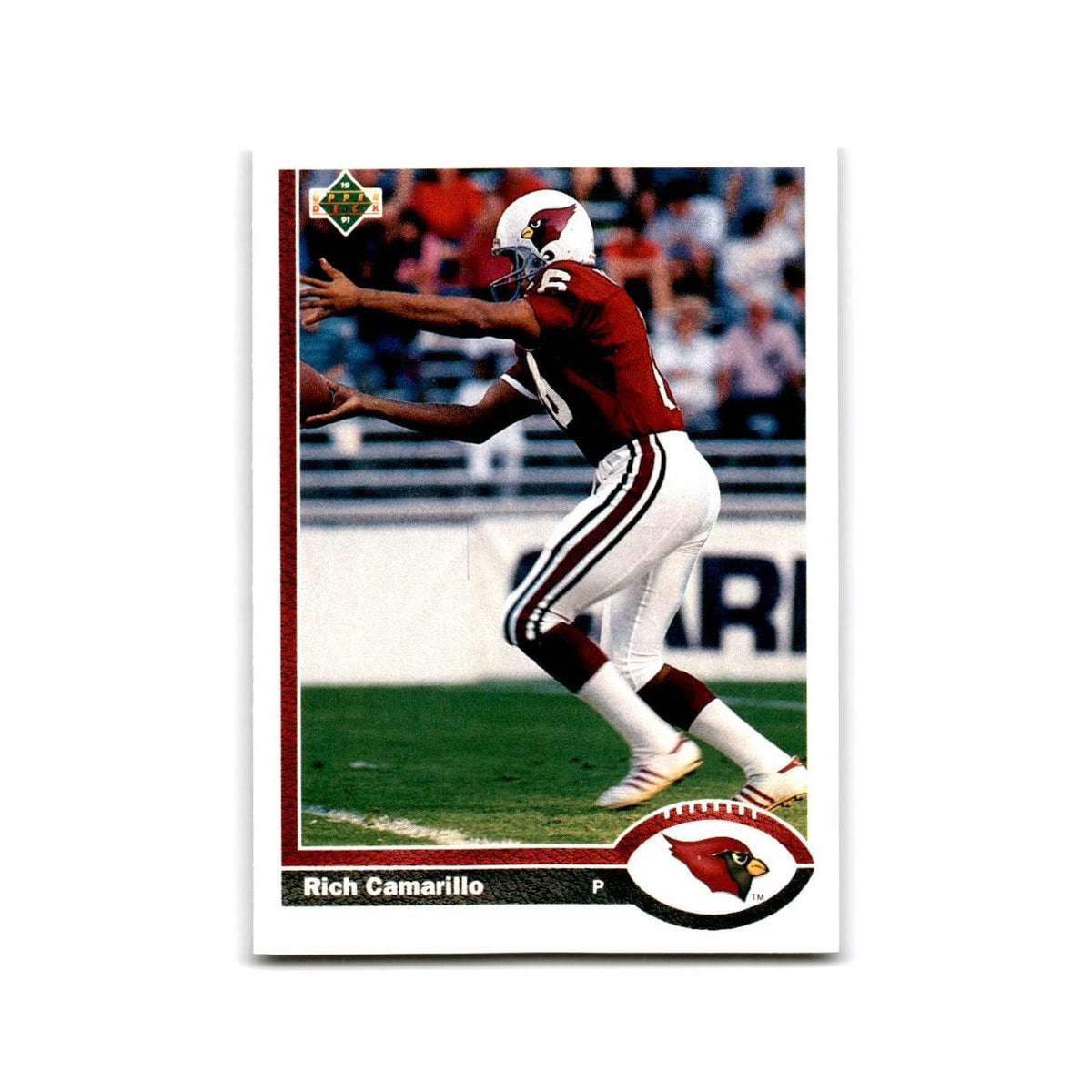 Rich Camarillo 1991 Upper Deck #205 Phoenix Cardinals Football Card NM
