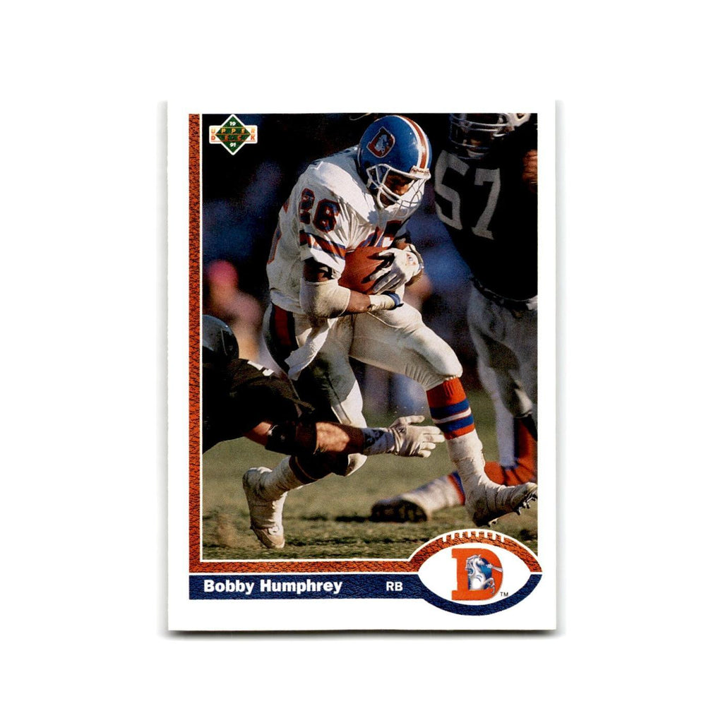 Bobby Humphrey 1991 Upper Deck #142 Denver Broncos Football Card NM