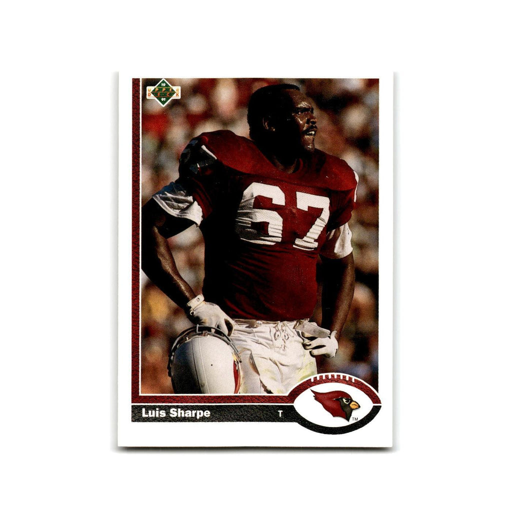 Luis Sharpe 1991 Upper Deck #428 Phoenix Cardinals Football Card NM