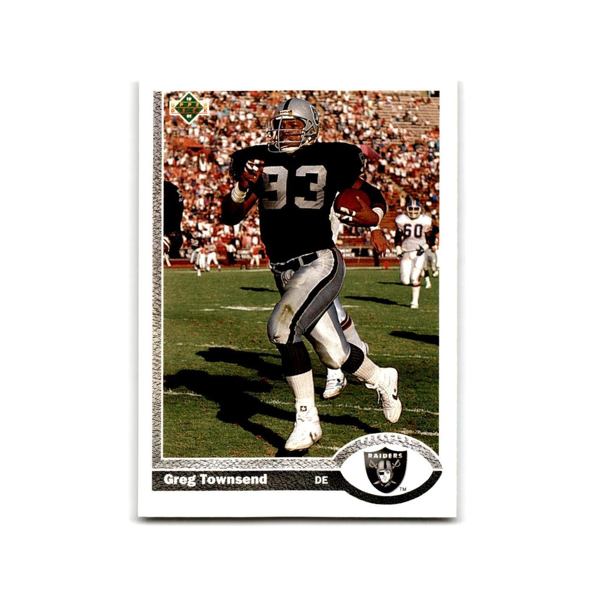 Greg Townsend 1991 Upper Deck #151 Los Angeles Raiders Football Card NM