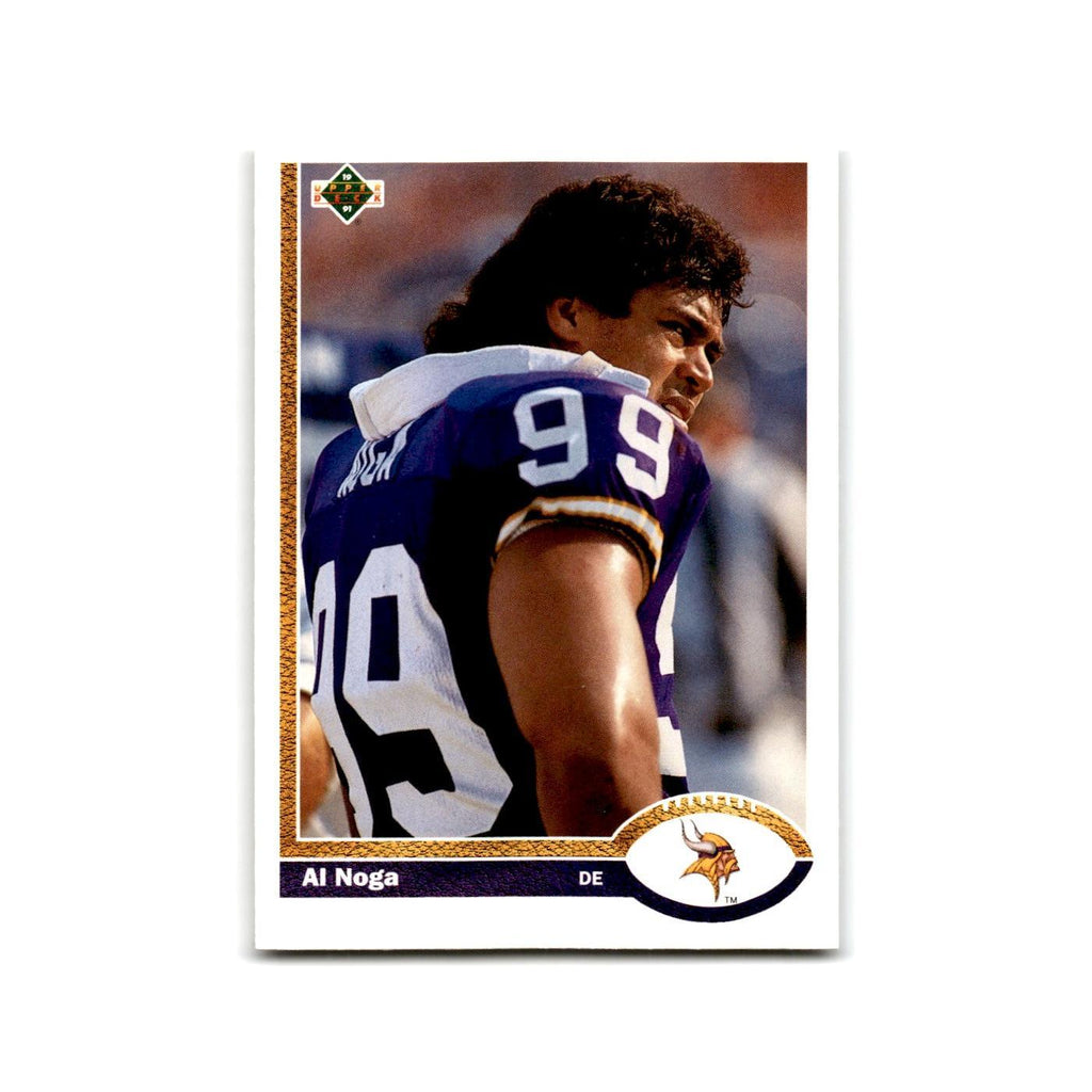 Al Noga 1991 Upper Deck #423 Minnesota Vikings Football Card NM
