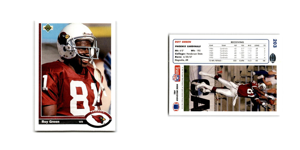 Roy Green 1991 Upper Deck #203 Phoenix Cardinals Football Card NM