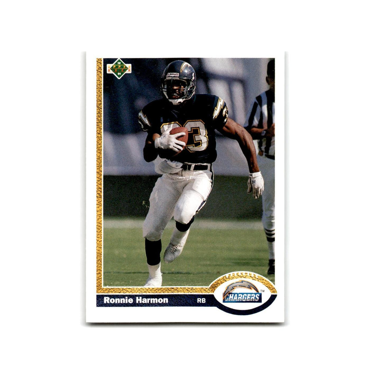 Ronnie Harmon 1991 Upper Deck #149 San Diego Chargers Football Card NM