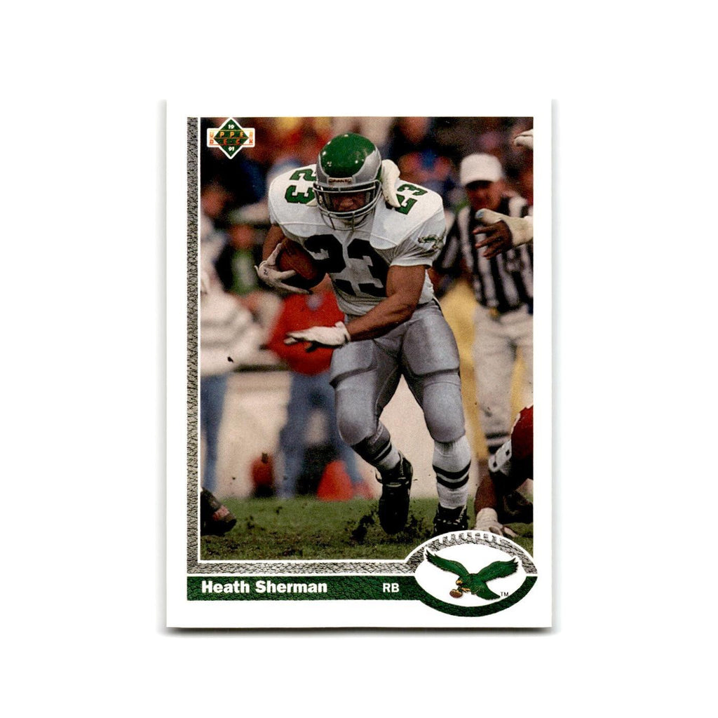 Heath Sherman 1991 Upper Deck #437 Philadelphia Eagles Football Card NM