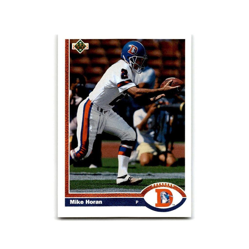 Mike Horan 1991 Upper Deck #313 Denver Broncos Football Card NM