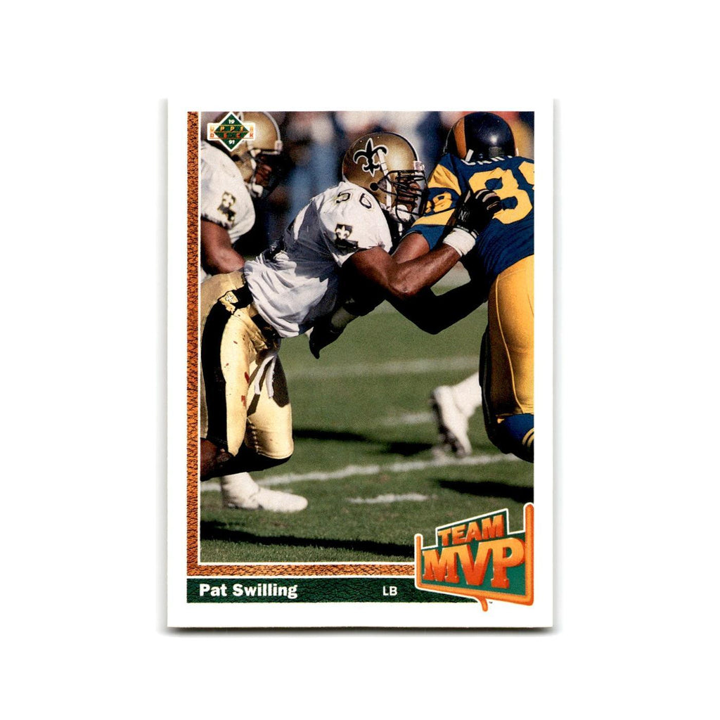 Pat Swilling 1991 Upper Deck #468 New Orleans Saints Football Card NM