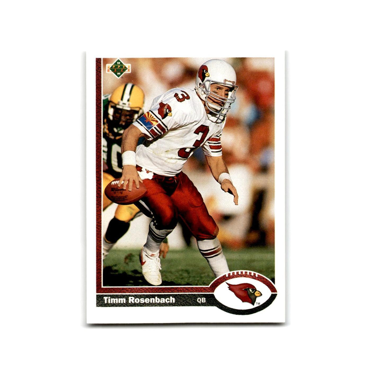 Timm Rosenbach 1991 Upper Deck #167 Phoenix Cardinals Football Card NM